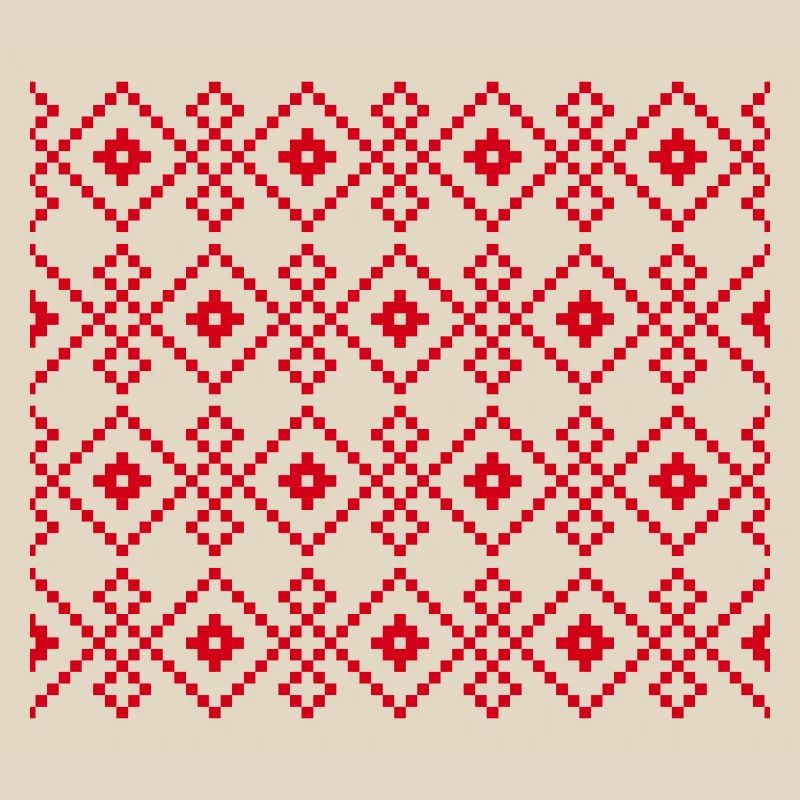 Weihnachtlicher einfarbiger Pullover (rot)