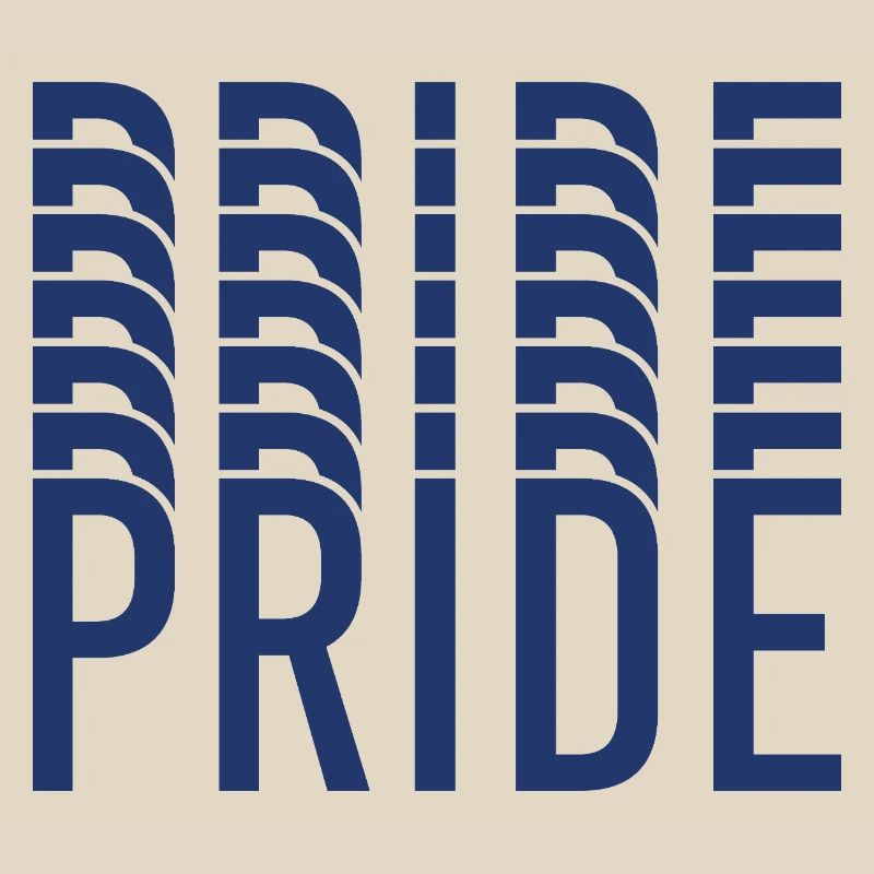 Blue Pride Geometric Pattern