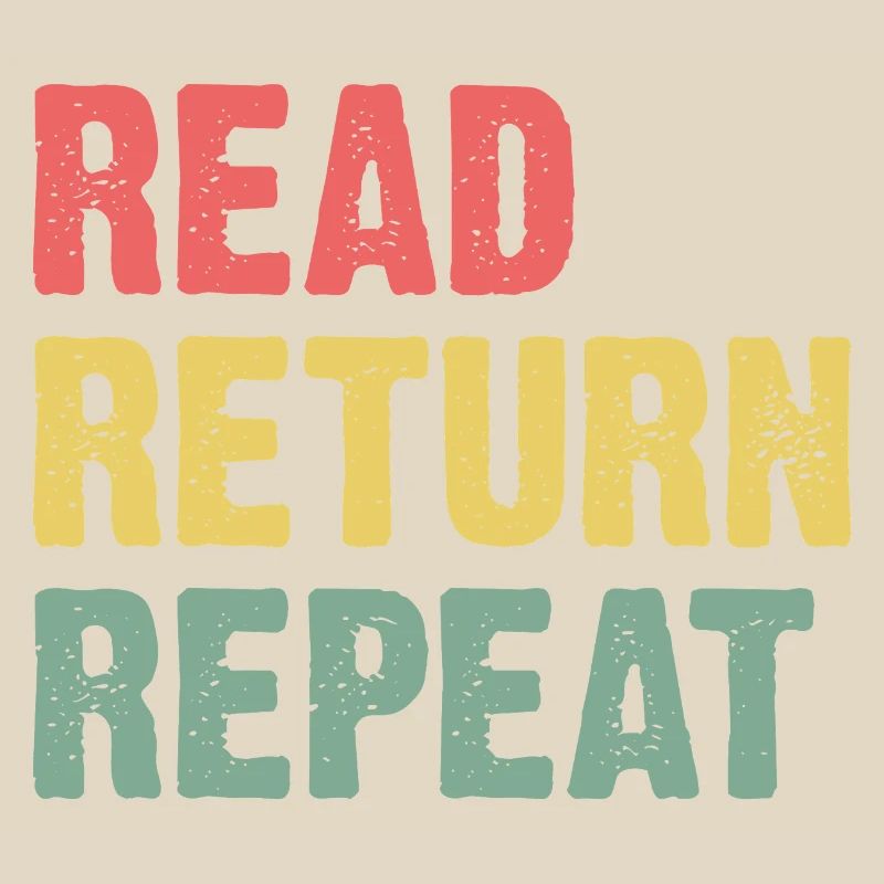 Read Return Repeat - Pastell Typo
