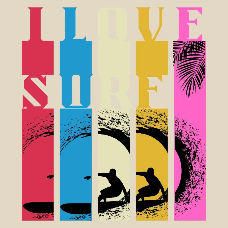 Multicolored Surf Waves