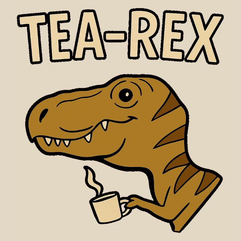 Tea Rex Dinosaur with Cup