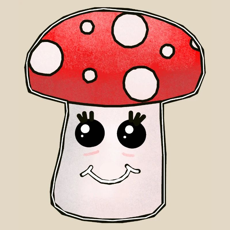 Kawaii Mushroom Toadstool Mushrooms