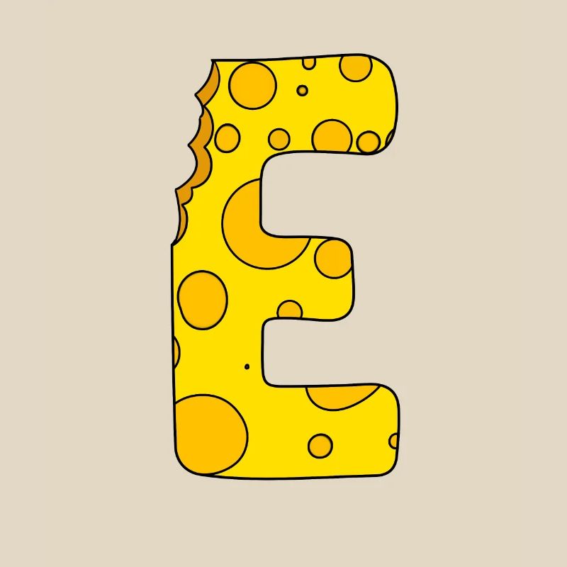 Letter E