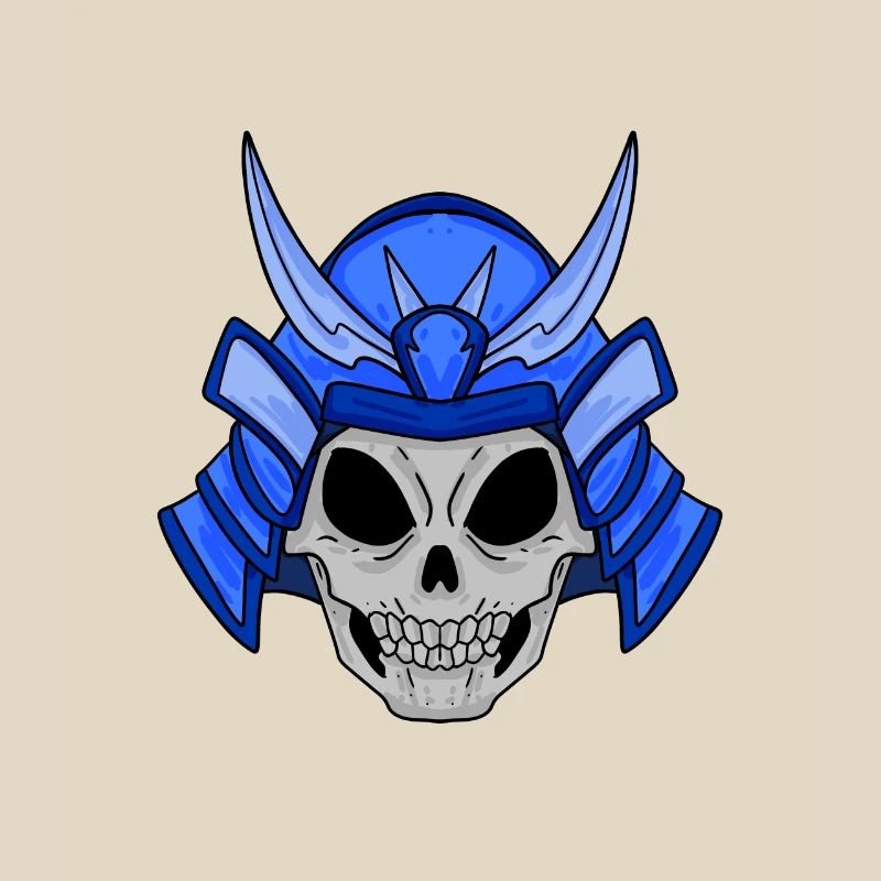 Samurai Schädel