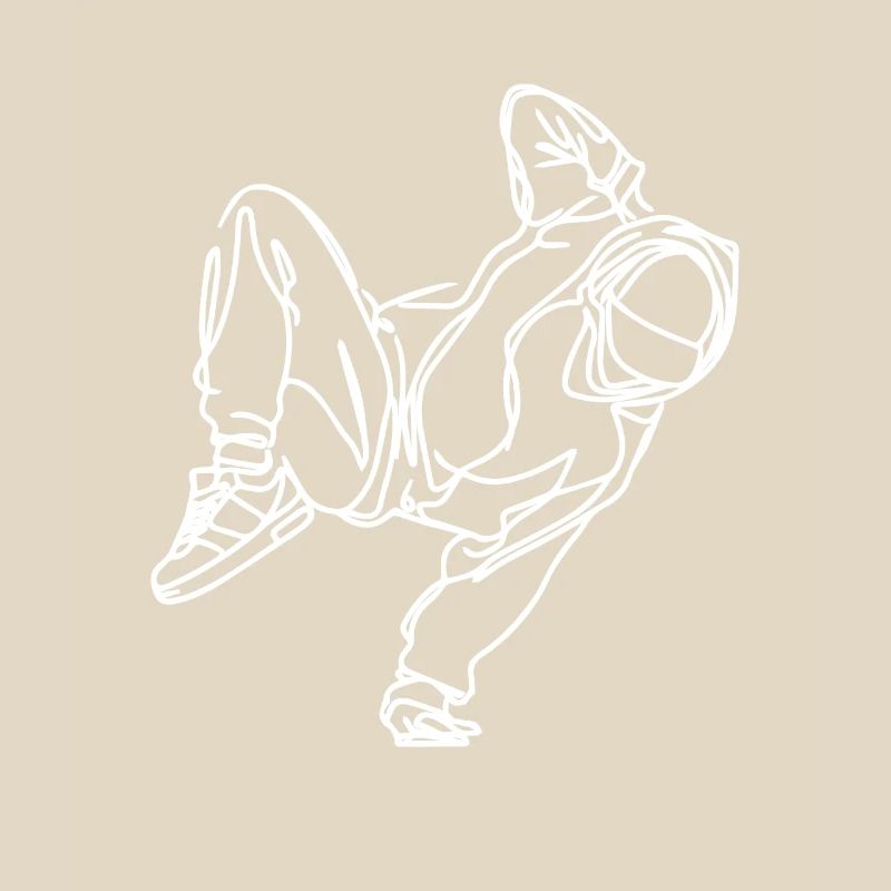 Breakdancer Drawing