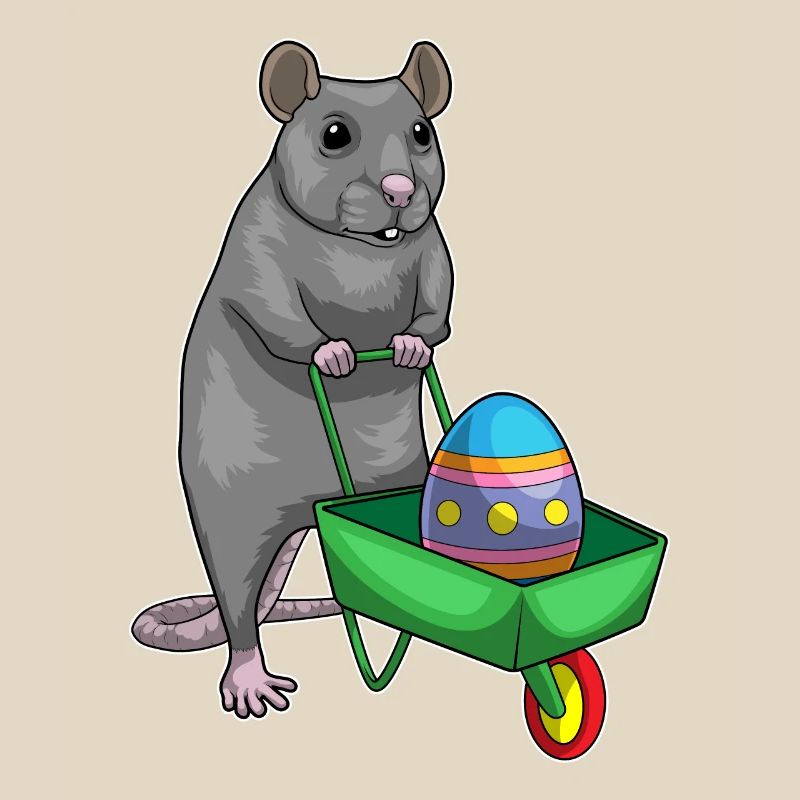Rat Easter Easter Egg