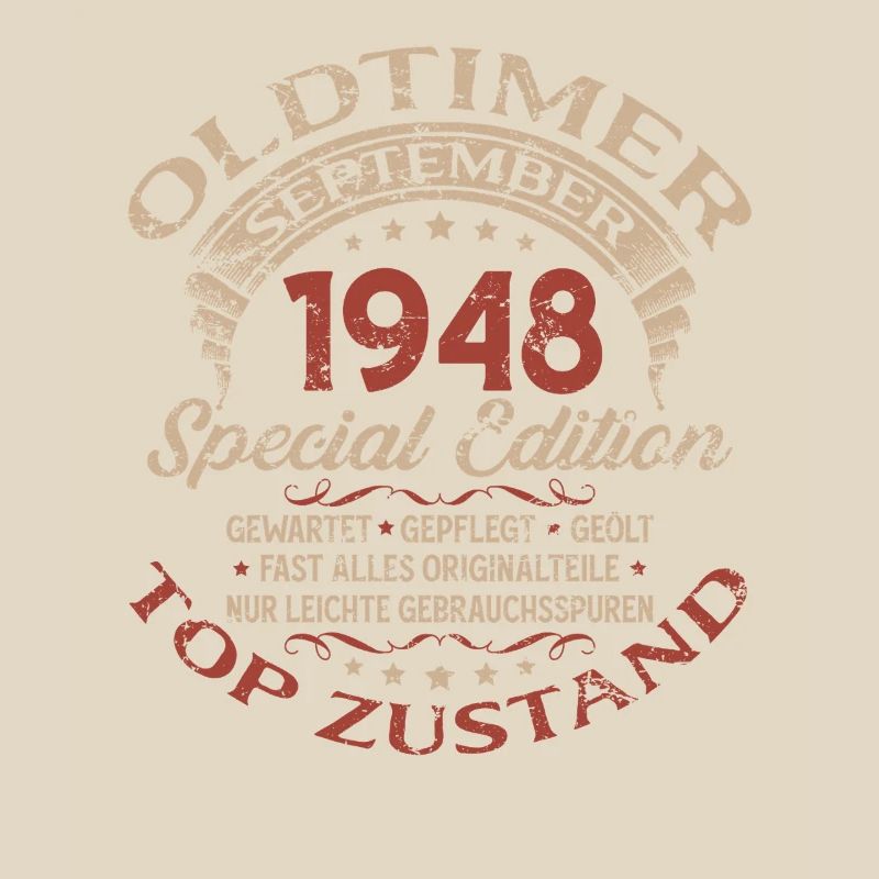 77. Geburtstag Geschenk Oldtimer September 1948