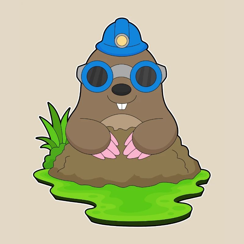 Mole Miner Mining Helmet Mining