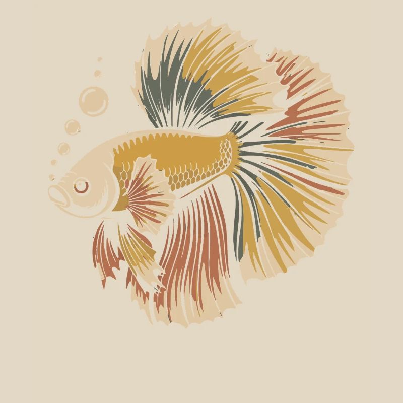 Betta Couleur Explosion Poisson