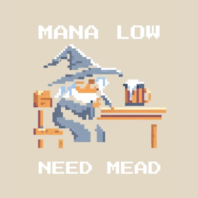 Mana vide ? L’hydromel aide ! | Blague de RPG sorcier