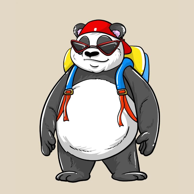 Panda Backpack Ready Back to School 2026 Vibes