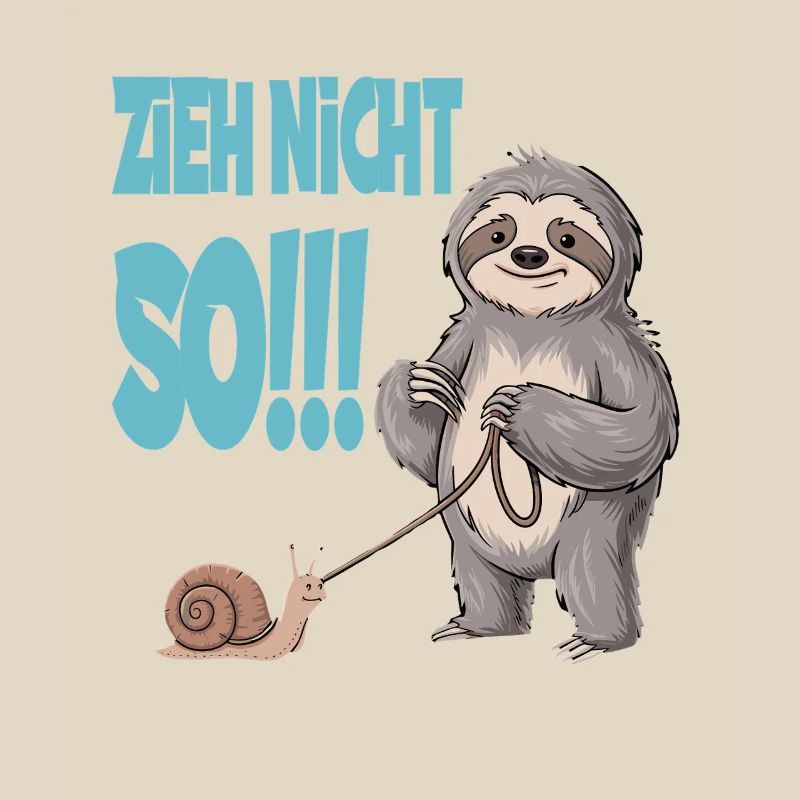Don't pull so sloth with snail funnier