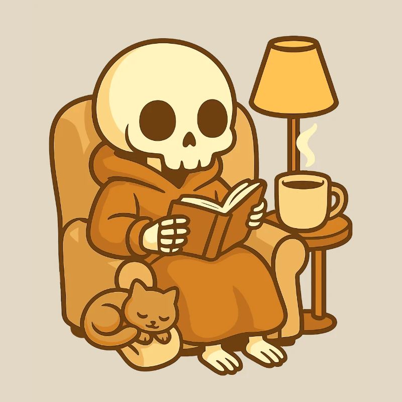 Reading Skeleton – Lecture Douillette