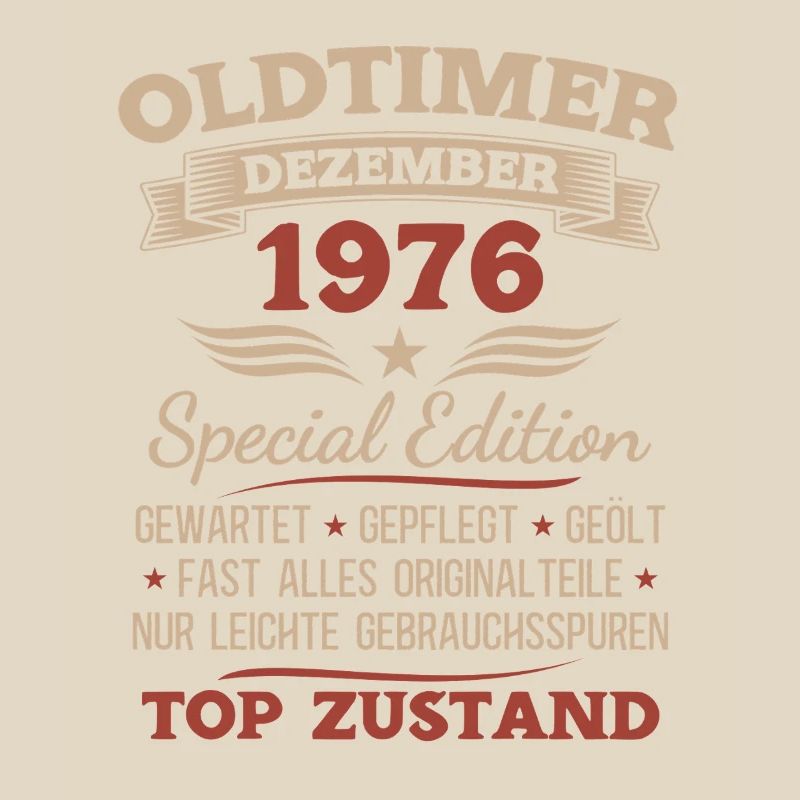 49. Geburtstag Geschenk Oldtimer Dezember 1976