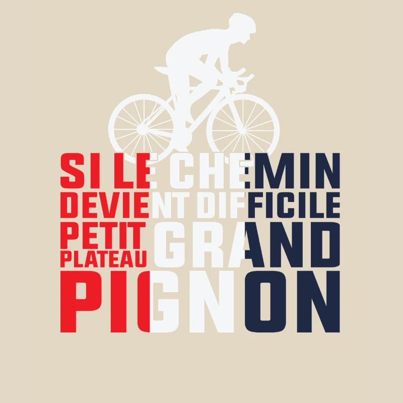 Si Le Chemin Devient Difficile - Cycliste Cadeau
