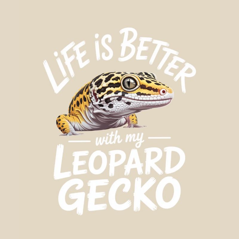 Das Leben ist besser mit Leopardgecko Tee