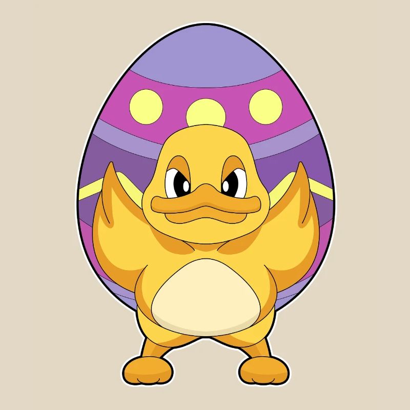 Duck Easter Easter Egg