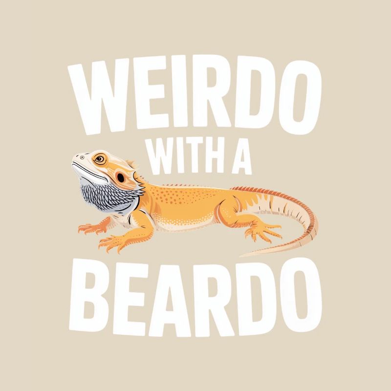 Beardo Lizard Caption Tee