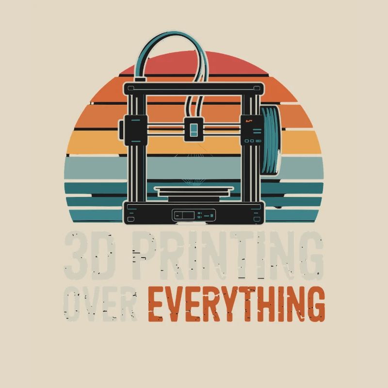 3D Printing Over Everything Retro 3D Printing Maker