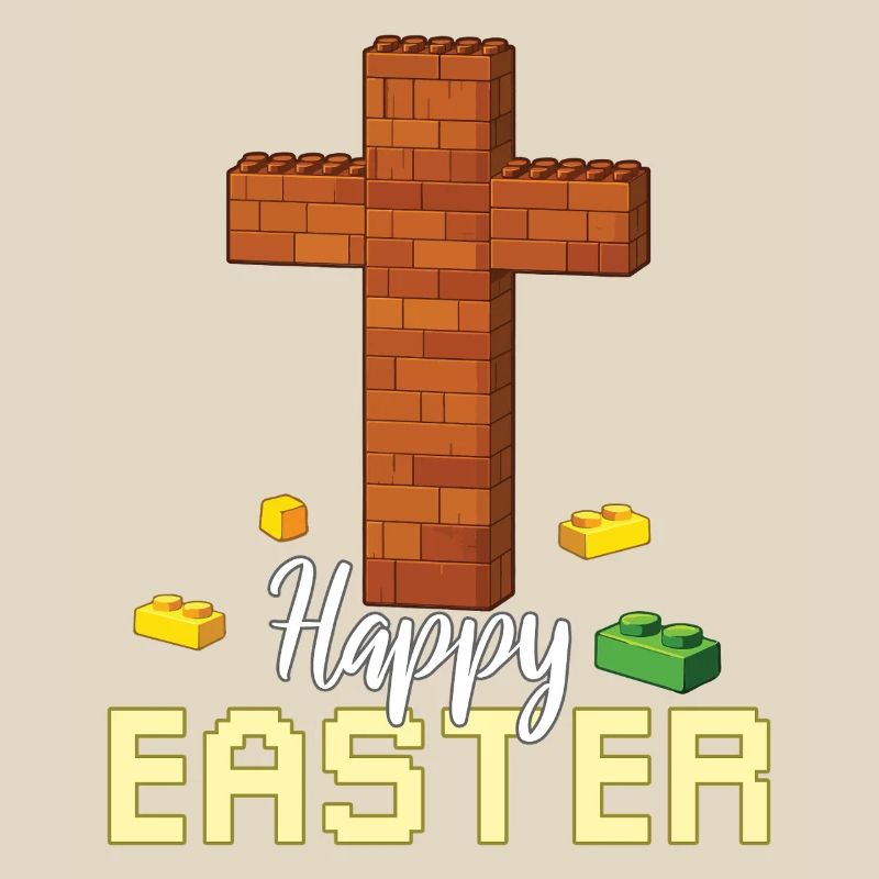 Master Builder Brick Builder Cross Happy Easter