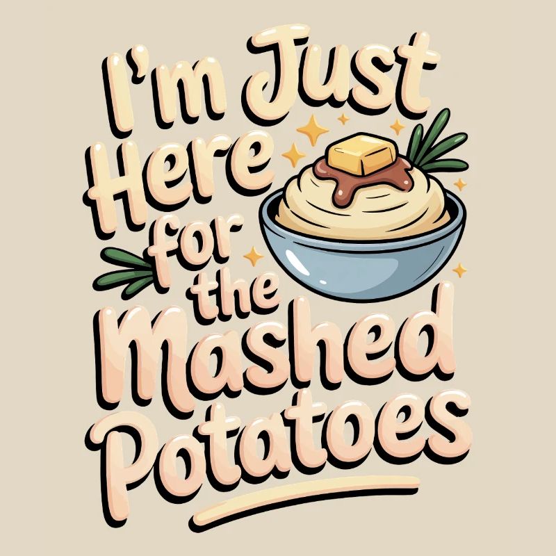 I'm only here for the mashed potatoes