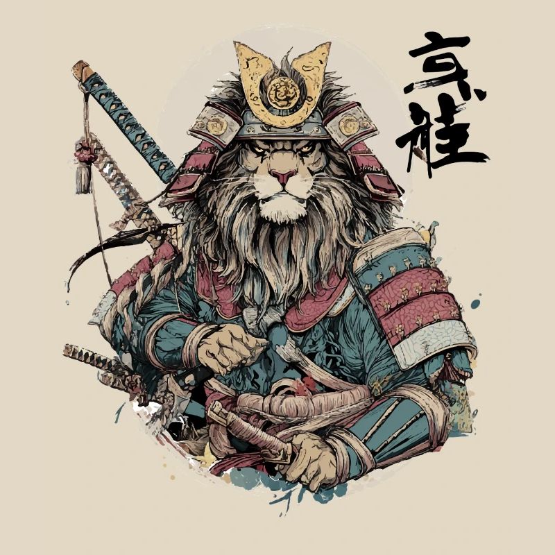 Lion Samurai Armor Warrior