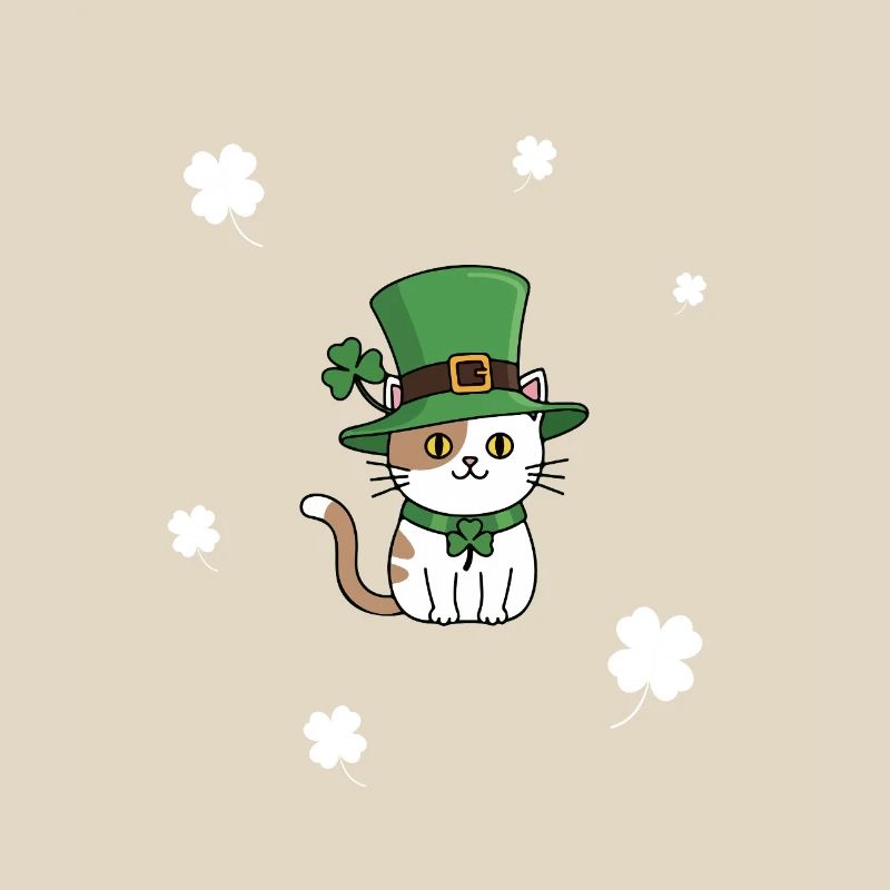Chat de la Saint-Patrick