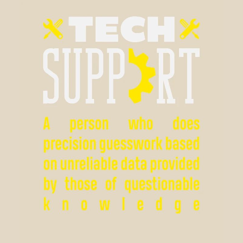 Tech Support Definition Precision Guesswork