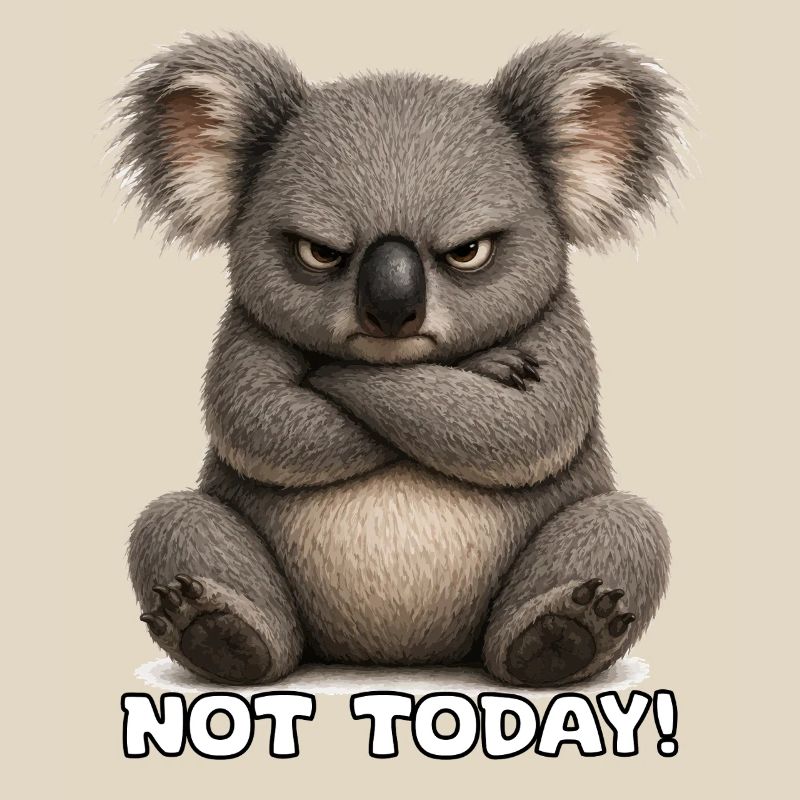 Grumpy Koala – Not Today