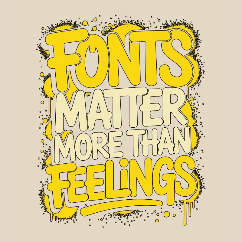 Les polices de designer d’impression comptent plus Graphiste