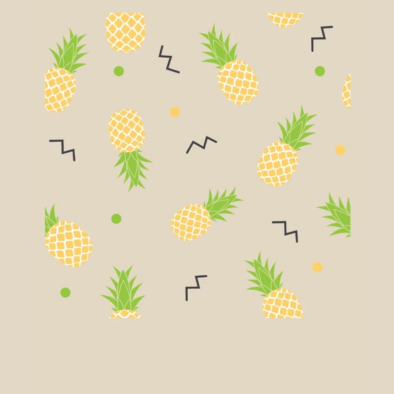 pineapple yellow pattern