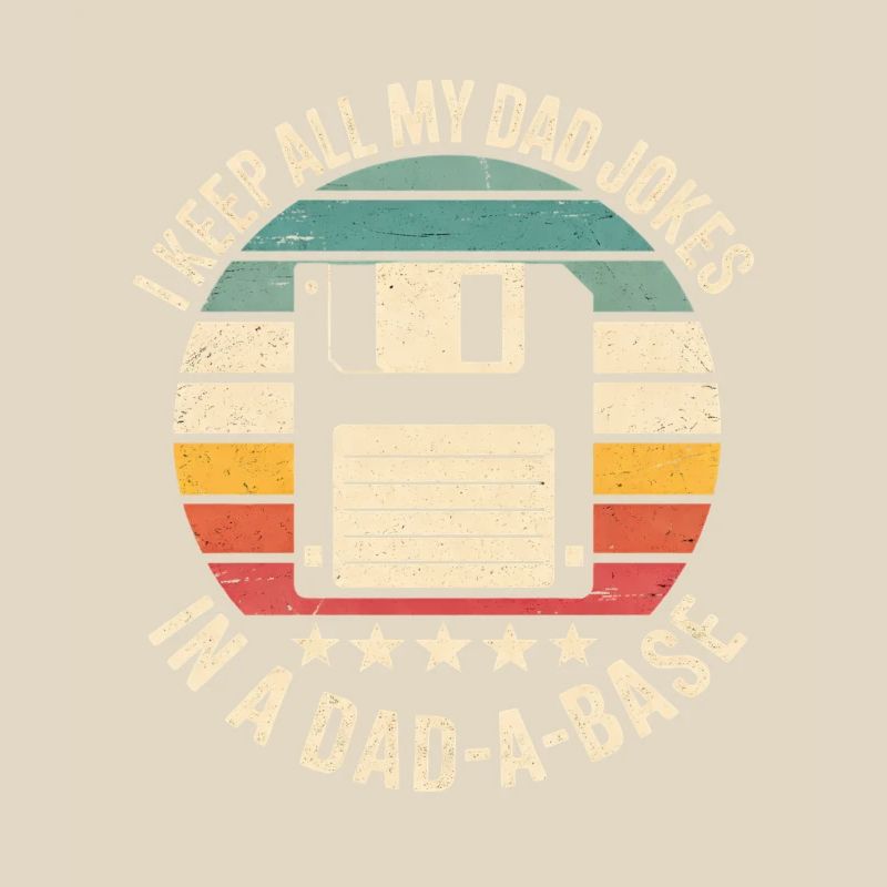 Retro Floppy Disk Humor Dad Jokes Database Database