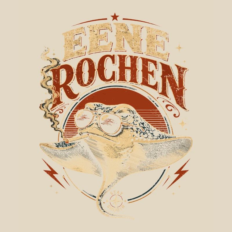 Mantarochen Retro mit Sonnenbrille mit Eene Rochen