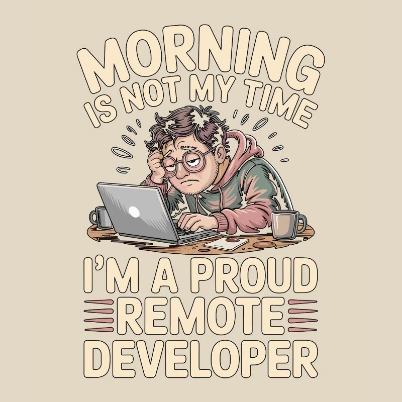 Remote Developer Morning Is Not My Web Developer