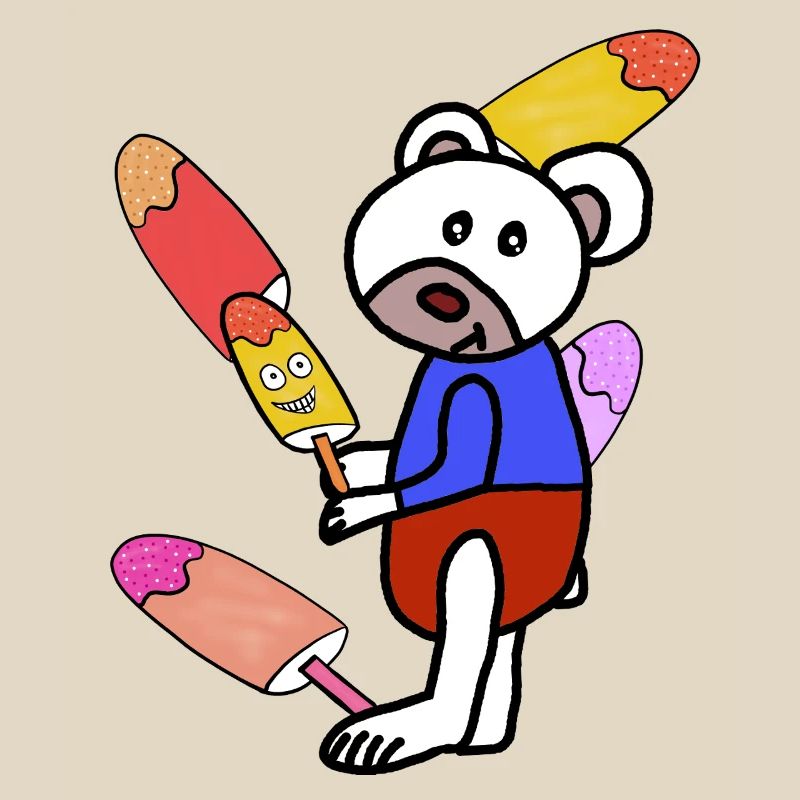 Eisbär Eisbären Eiskrem Eis Kinder Bär 