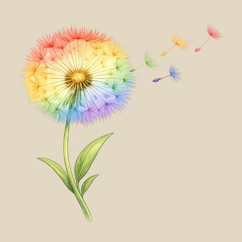 Rainbow Dandelion