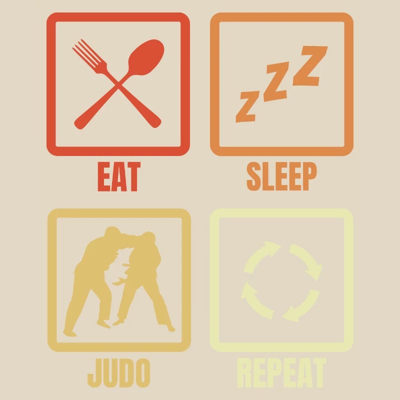 Manger Dormir Judo Répéter