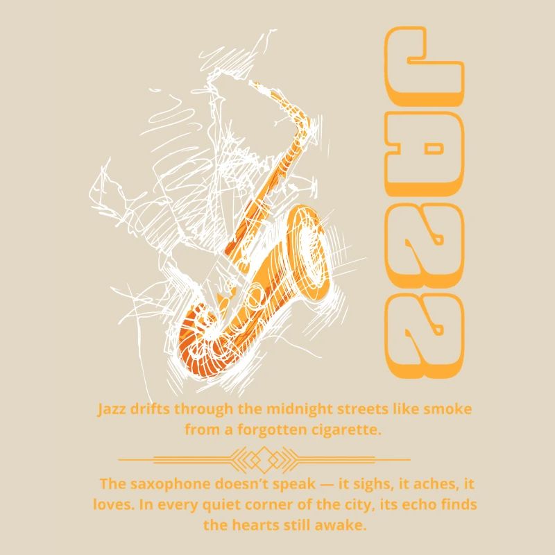 Jazz schwebt wie ein Drache durch die mitternächtlichen Straßen