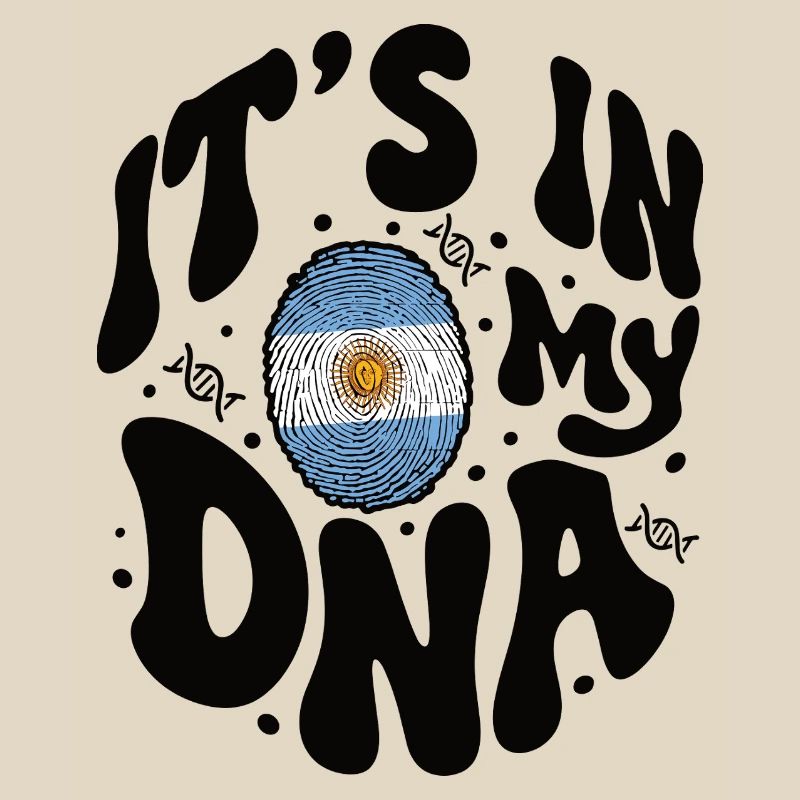 ADN argentin Drapeau argentin Hispanique