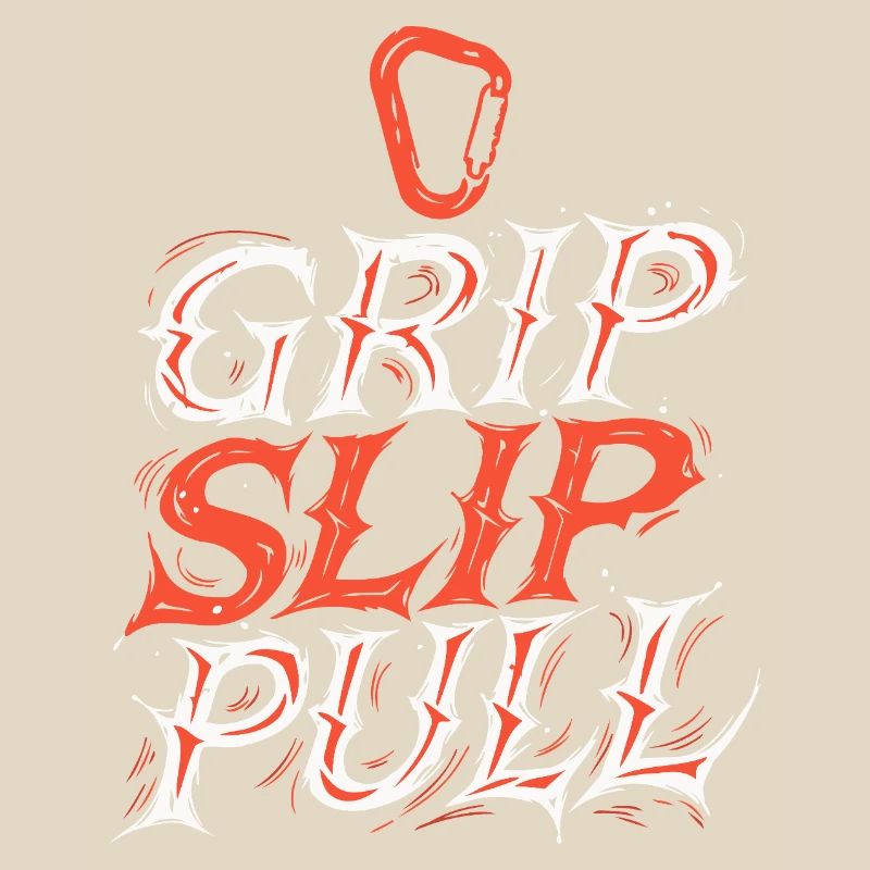 Grip Slip Pullover Dynamische Typografie