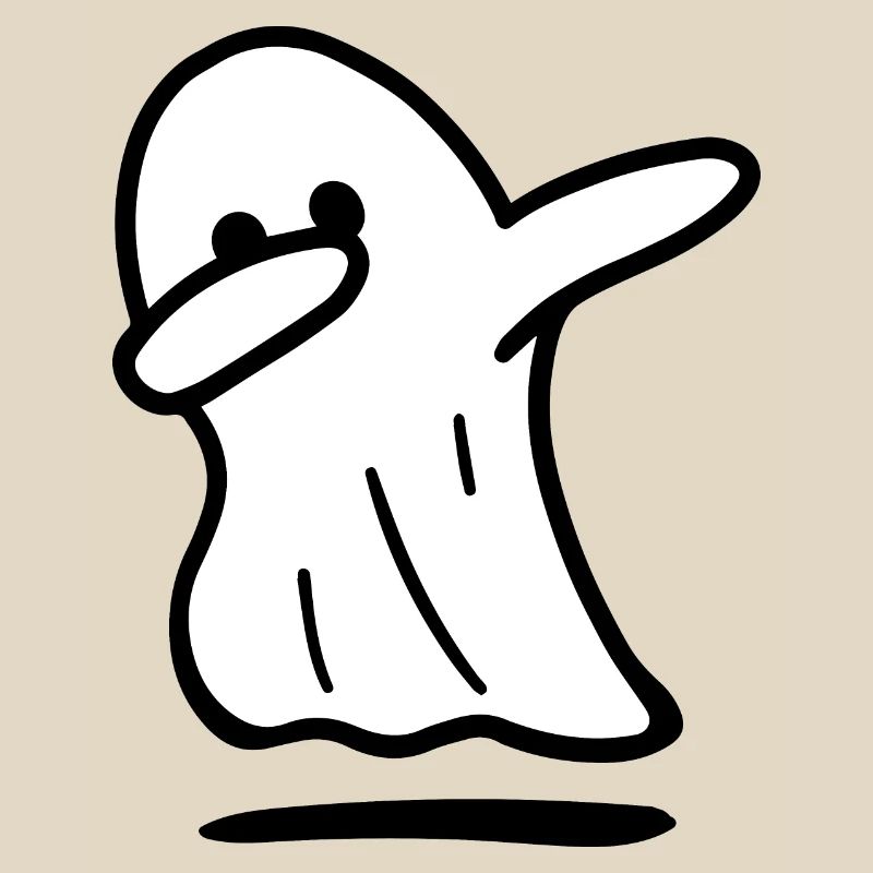 Ghost / Funny ghost / halloween / dabbing ghost