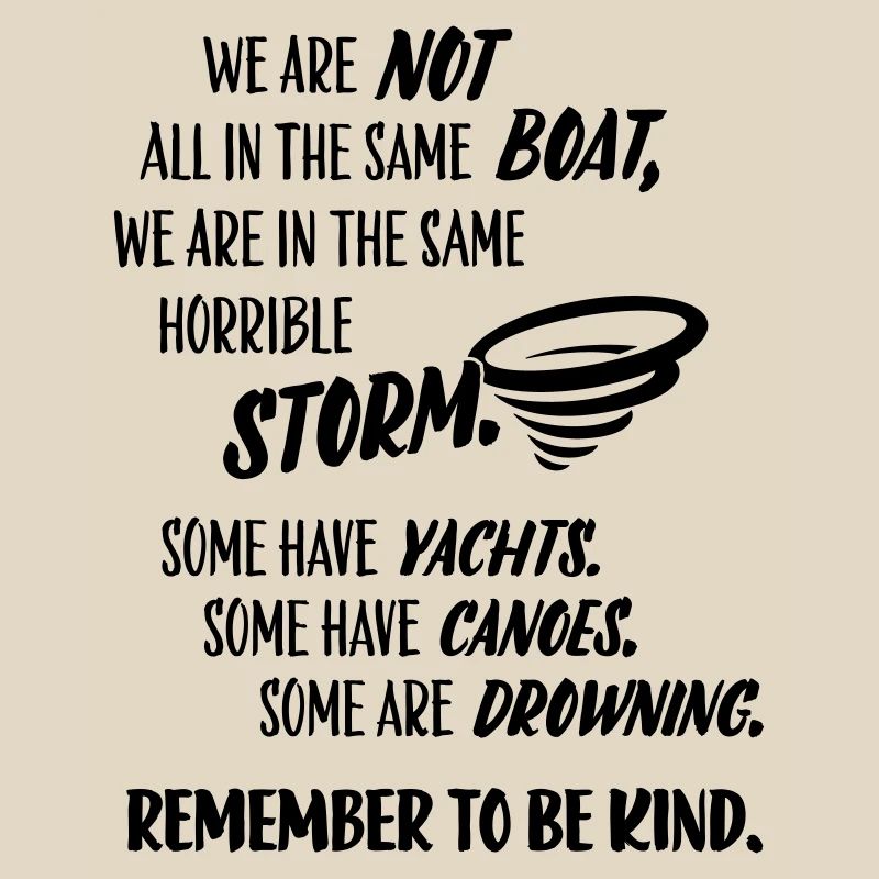 Remember to be kind – message humor