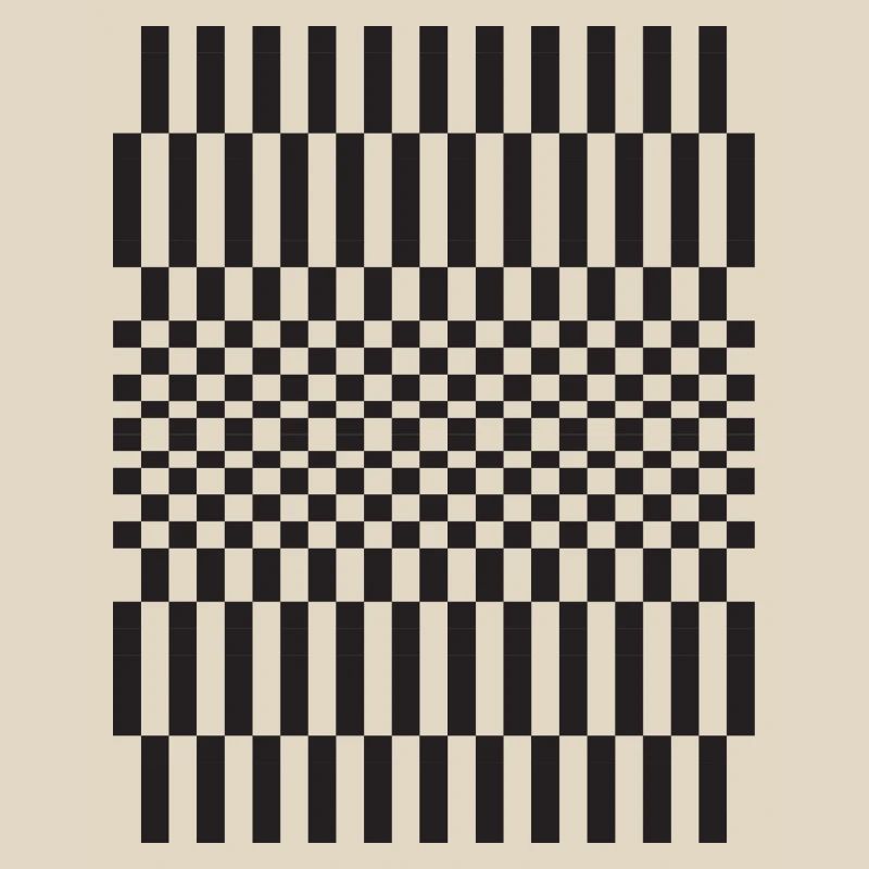 Geometric chessboard Grid Pattern