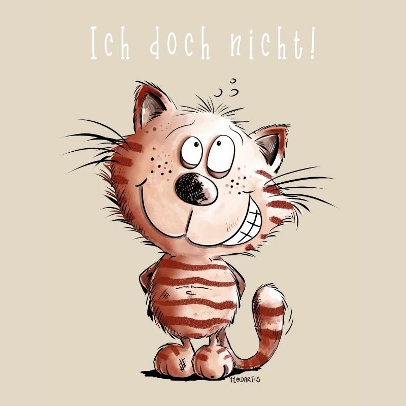 I do not cat I cat motif comic gift