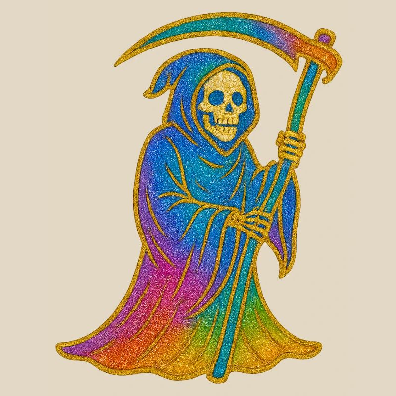 Regenbogen Sensenmann