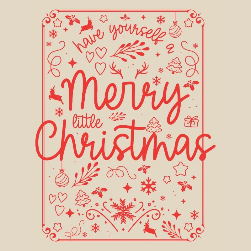 Joyeux Noël Script Rouge