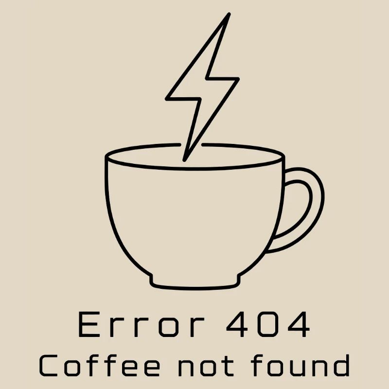 Error 404: Coffee not found