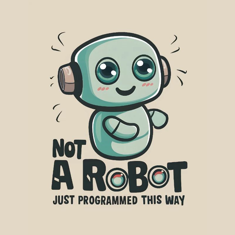 Not a Robot, Just Programmed This Way