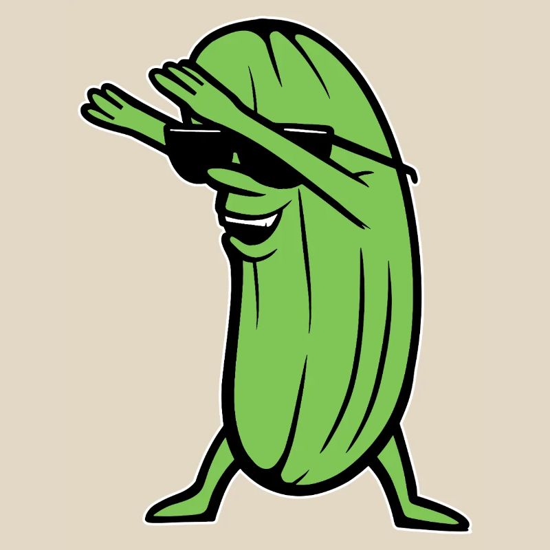 Dabbing Concombre Dabbing Dab Danse Hip-Hop Danse Pose
