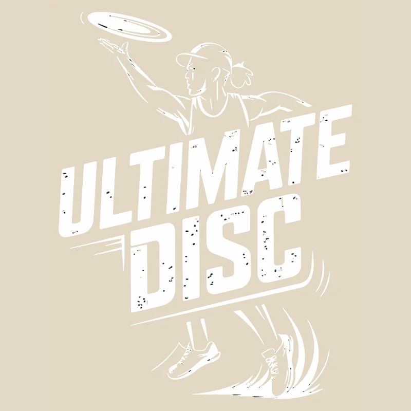 Ultimate Disc Frisbee Player Throwing Action For